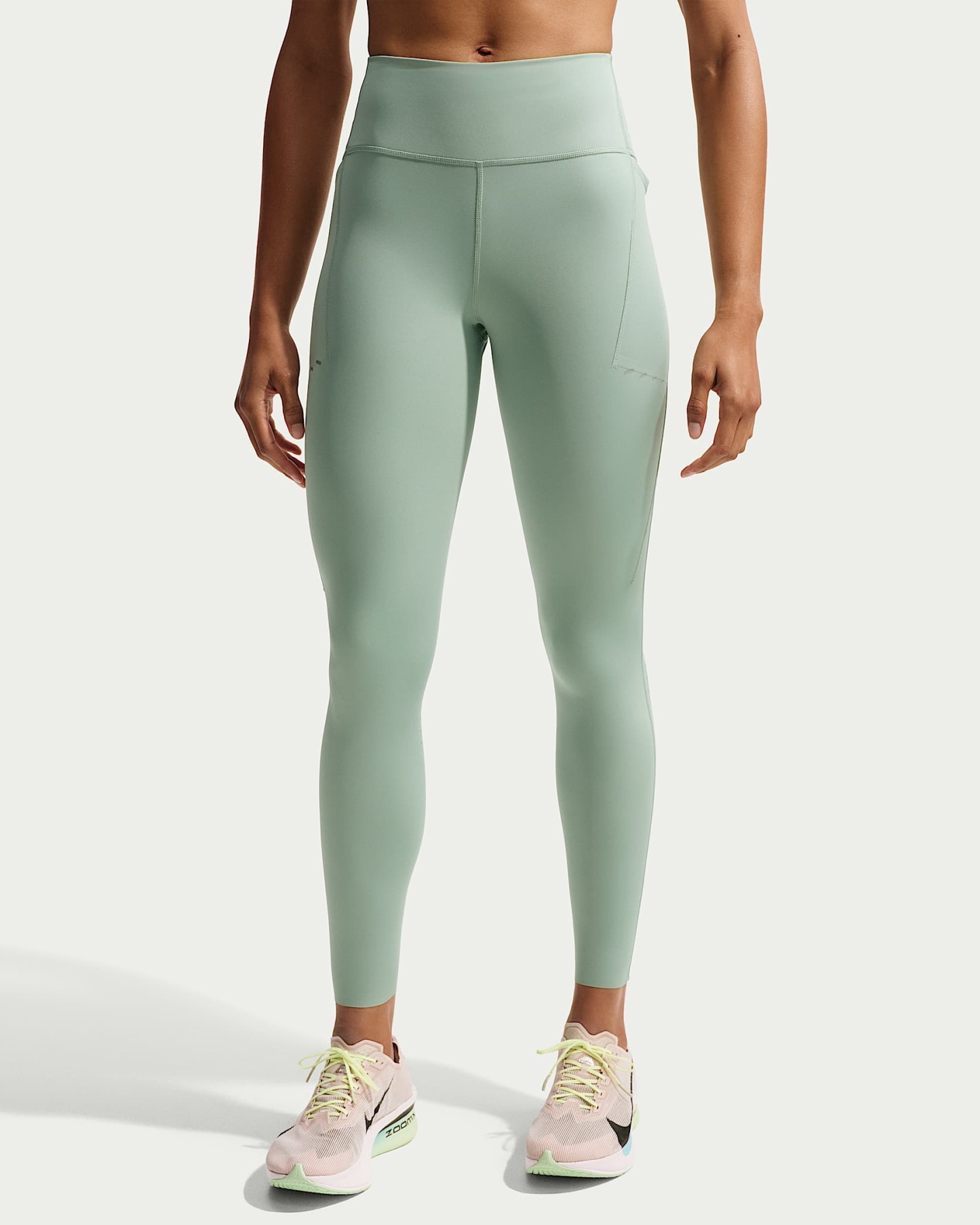Nike Swift Yüksek Belli Bilek Üstü Cepli Kadın Koşu Taytı - Steam