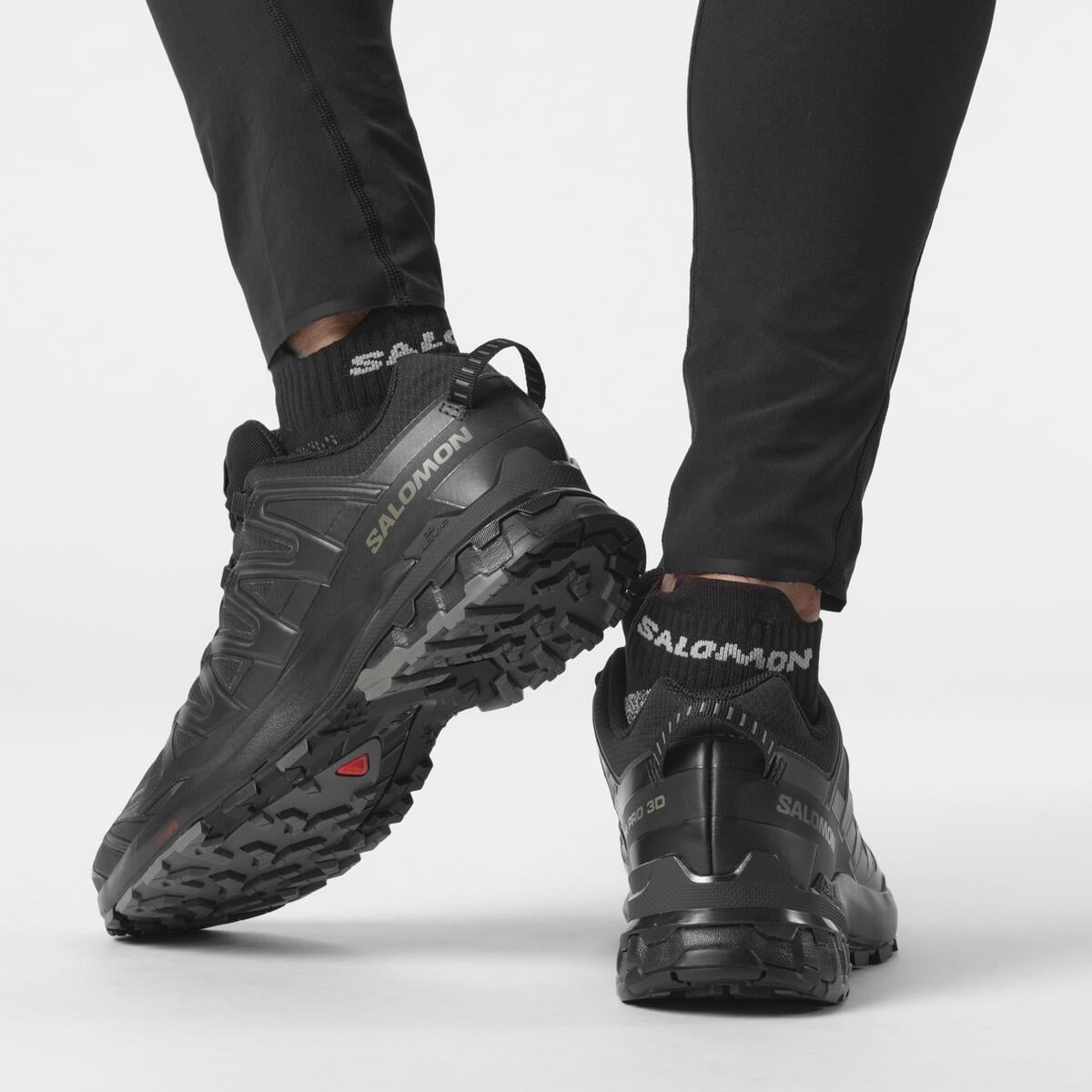 Salomon XA PRO 3D V9 GORE-TEX Erkek Outdoor Ayakkabı Turbulence L47817500 - Siyah - L47270100 - image 7
