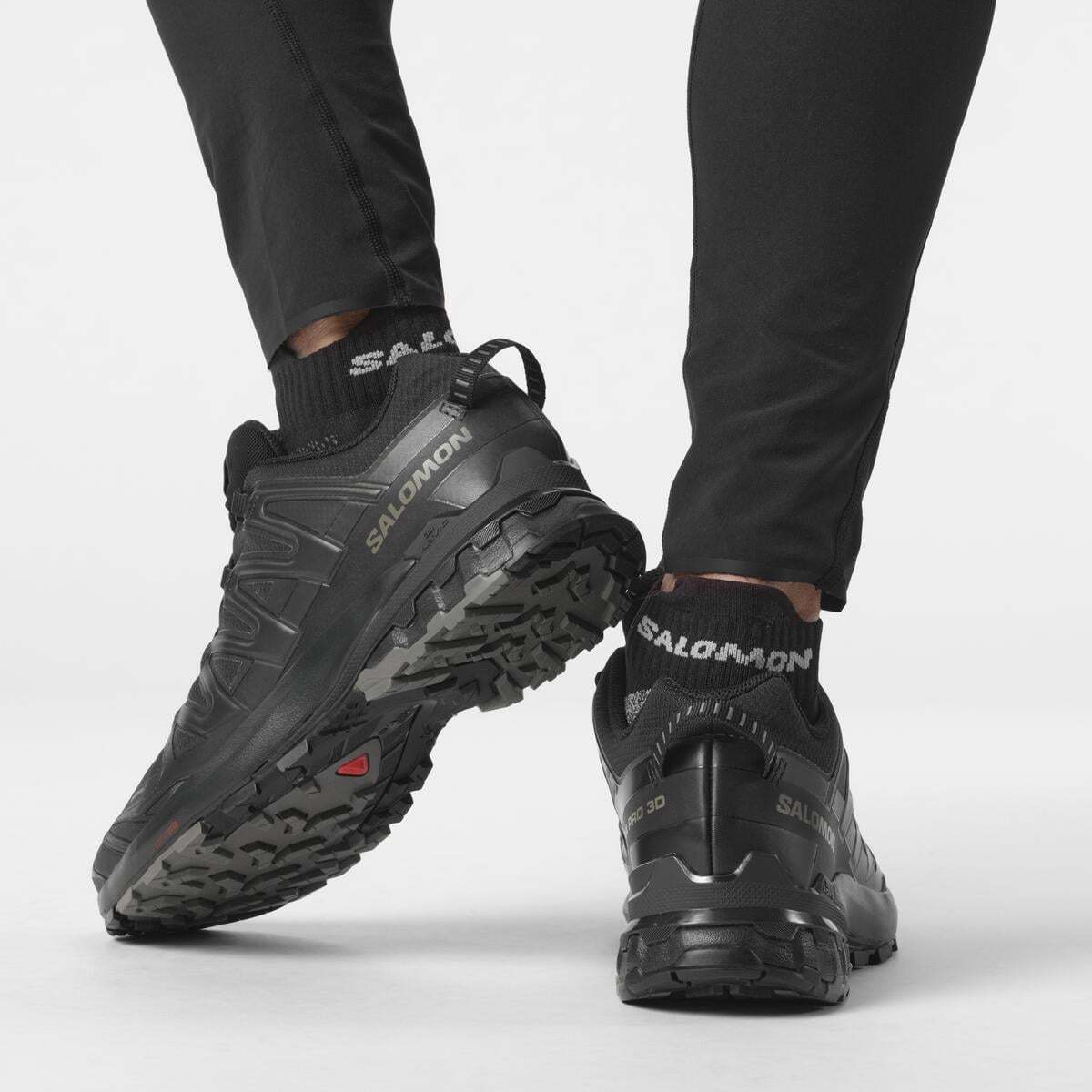 Salomon XA PRO 3D V9 GORE-TEX Erkek Outdoor Ayakkabı Turbulence L47817500 - Siyah - L47270100 - image 7