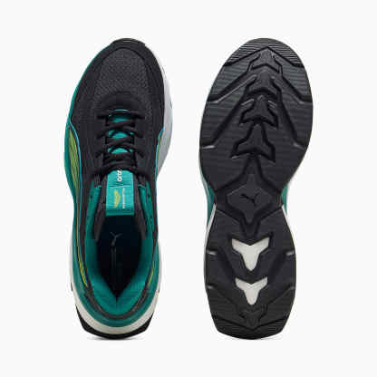 PUMA x ASTON MARTIN ARAMCO F1® TEAM Fade UNISEX Ayakkabı - PUMA Black-Lime Shimmer - 309354_01 - Görsel 4