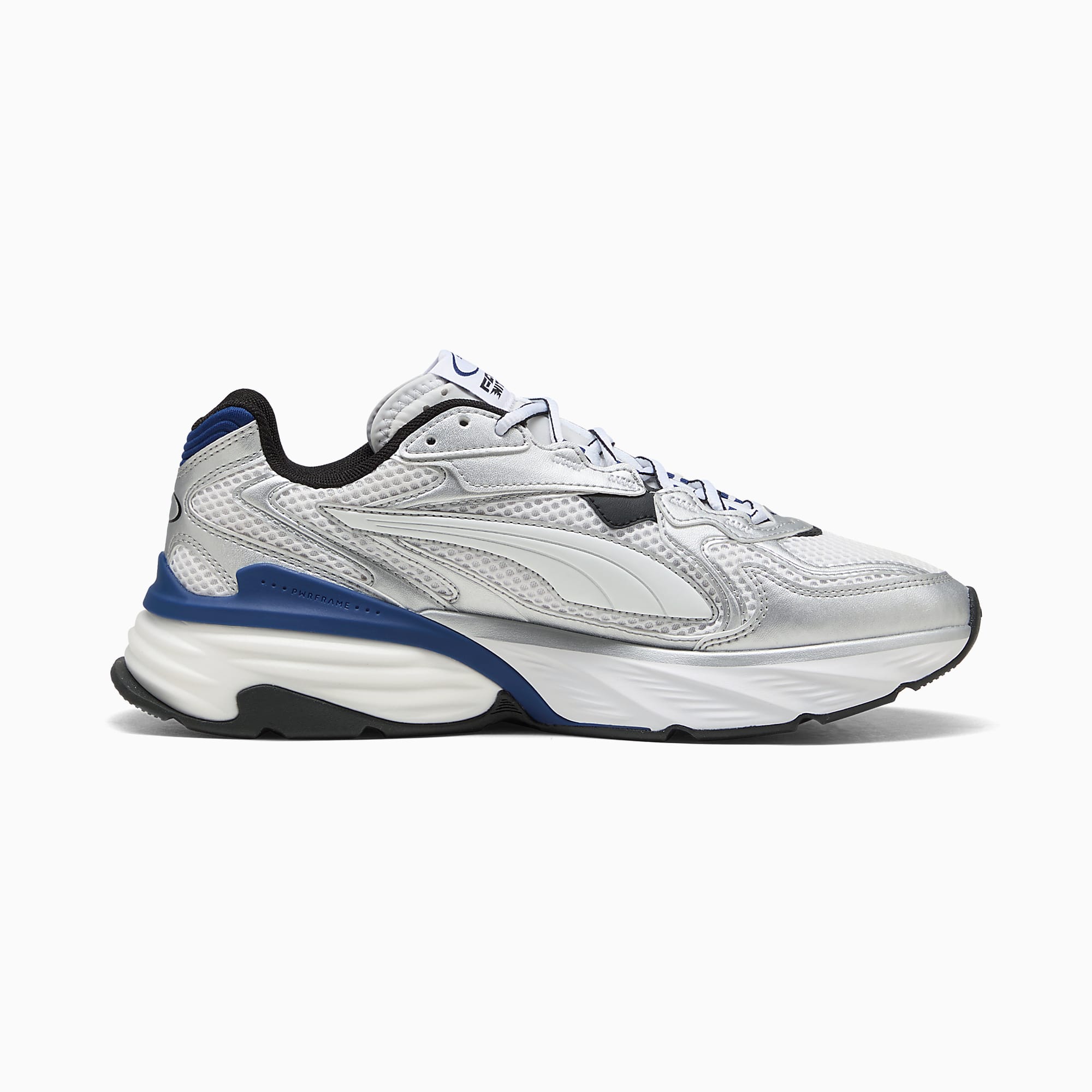 PUMA Fade UNISEX Ayakkabı - PUMA Silver-PUMA White-Blue Jewel - 406203_08 - Görsel 7