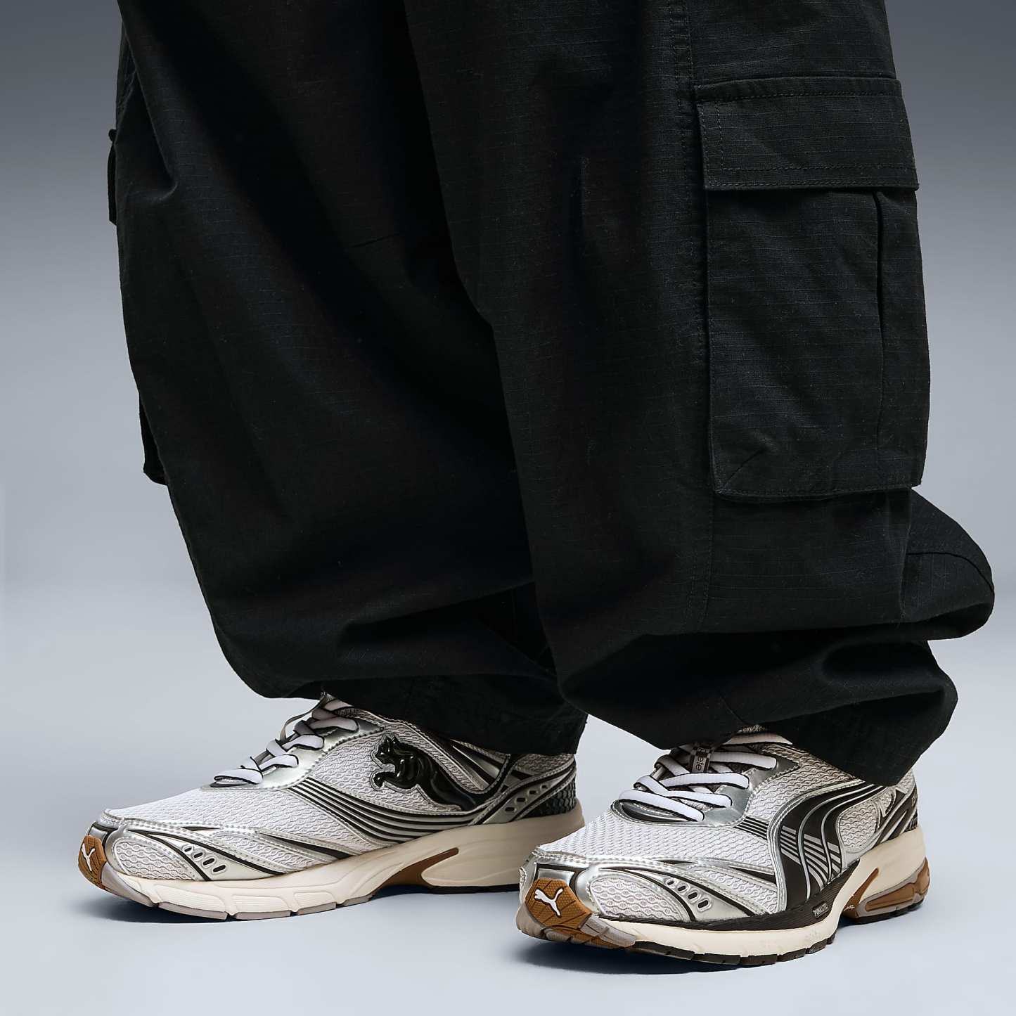Homura OG+ UNISEX Ayakkabı - Matte Silver-PUMA Black - 409125_02 - Görsel 2