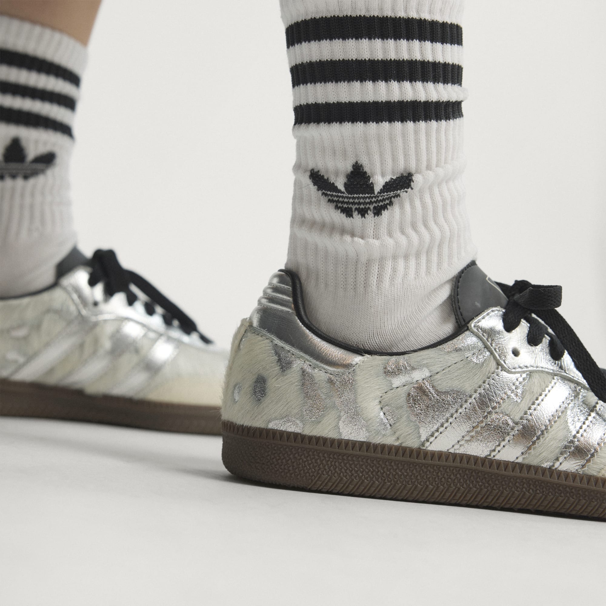 SAMBA OG AYAKKABI - Cream White / Silver Metallic / Core Black - KJ2314 - Görsel 8