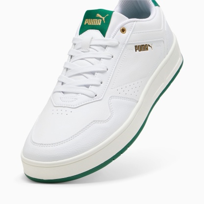 Court CLASSIC Ayakkabı - PUMA White-Vine-PUMA Gold - 395018_03 - Görsel 6