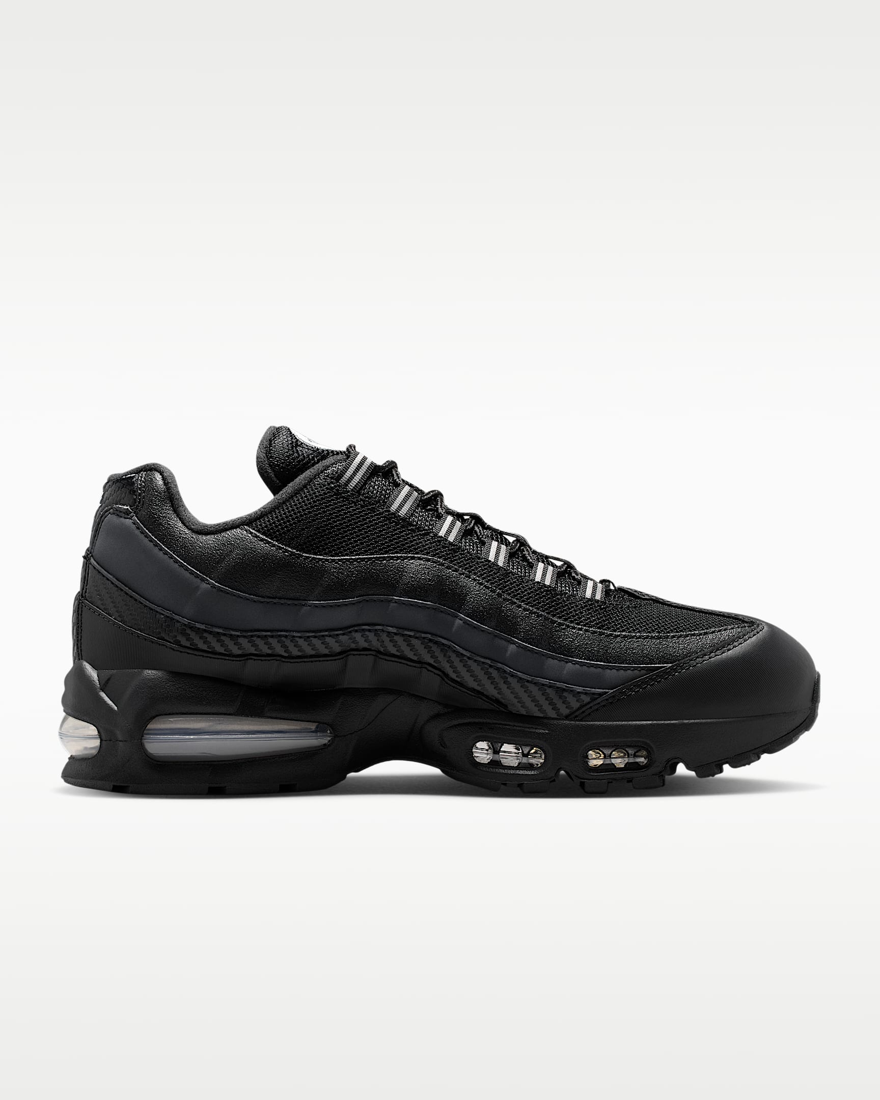 Nike Air Max 95 Big Bubble Erkek Ayakkabısı - Siyah/Metallic Silver/Cool Grey/Beyaz