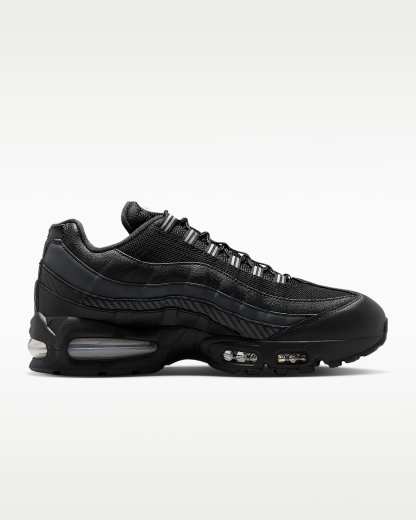 Nike Air Max 95 Big Bubble Erkek Ayakkabısı - Siyah/Metallic Silver/Cool Grey/Beyaz