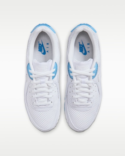 Nike Air Max 90 Erkek Ayakkabısı - Beyaz/Aurora Blue/Beyaz