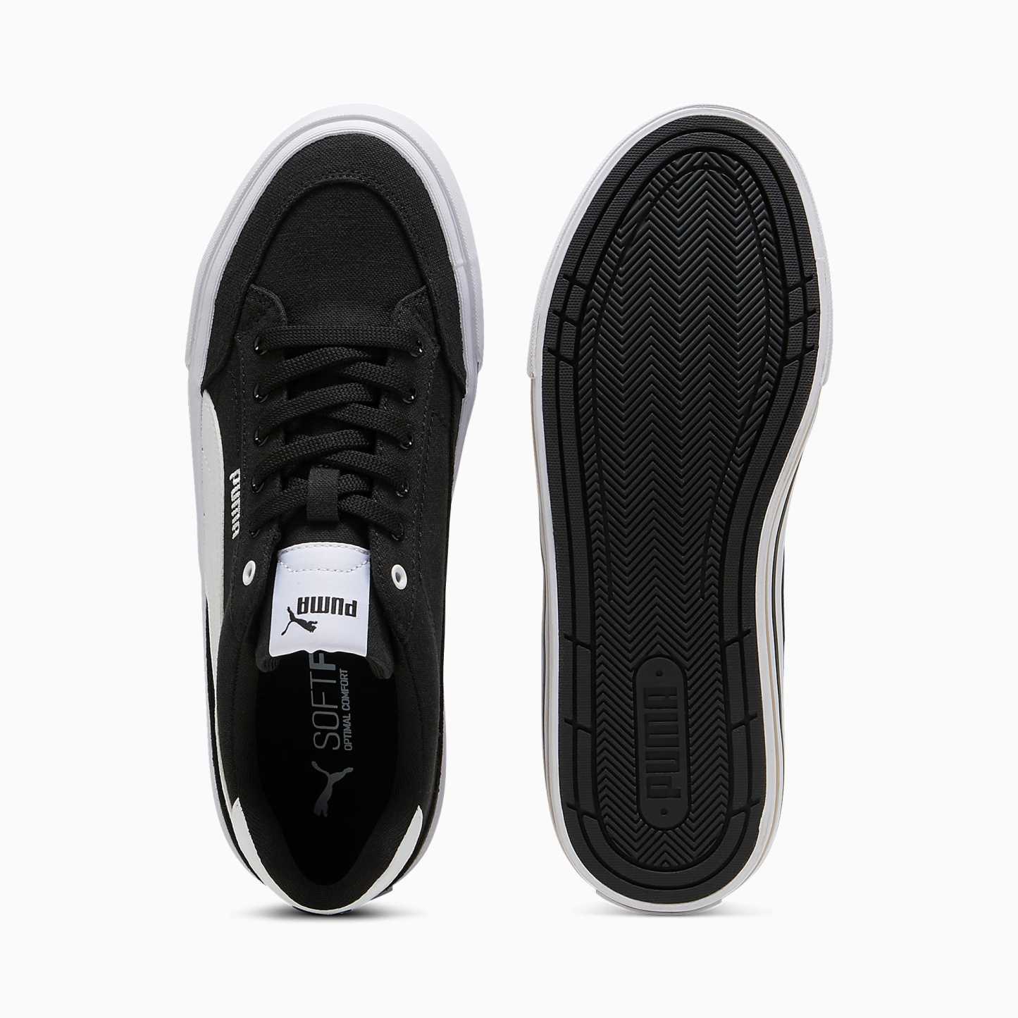 Court CLASSIC VULCANISED FORMSTRIP UNISEX Ayakkabı - Puma Black-Puma White - 396353_03 - Görsel 4