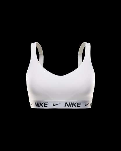 Nike Indy Yüksek Destekli Pedli Ayarlanabilir Kadın Spor Sütyeni - Beyaz/Stone Mauve/Siyah