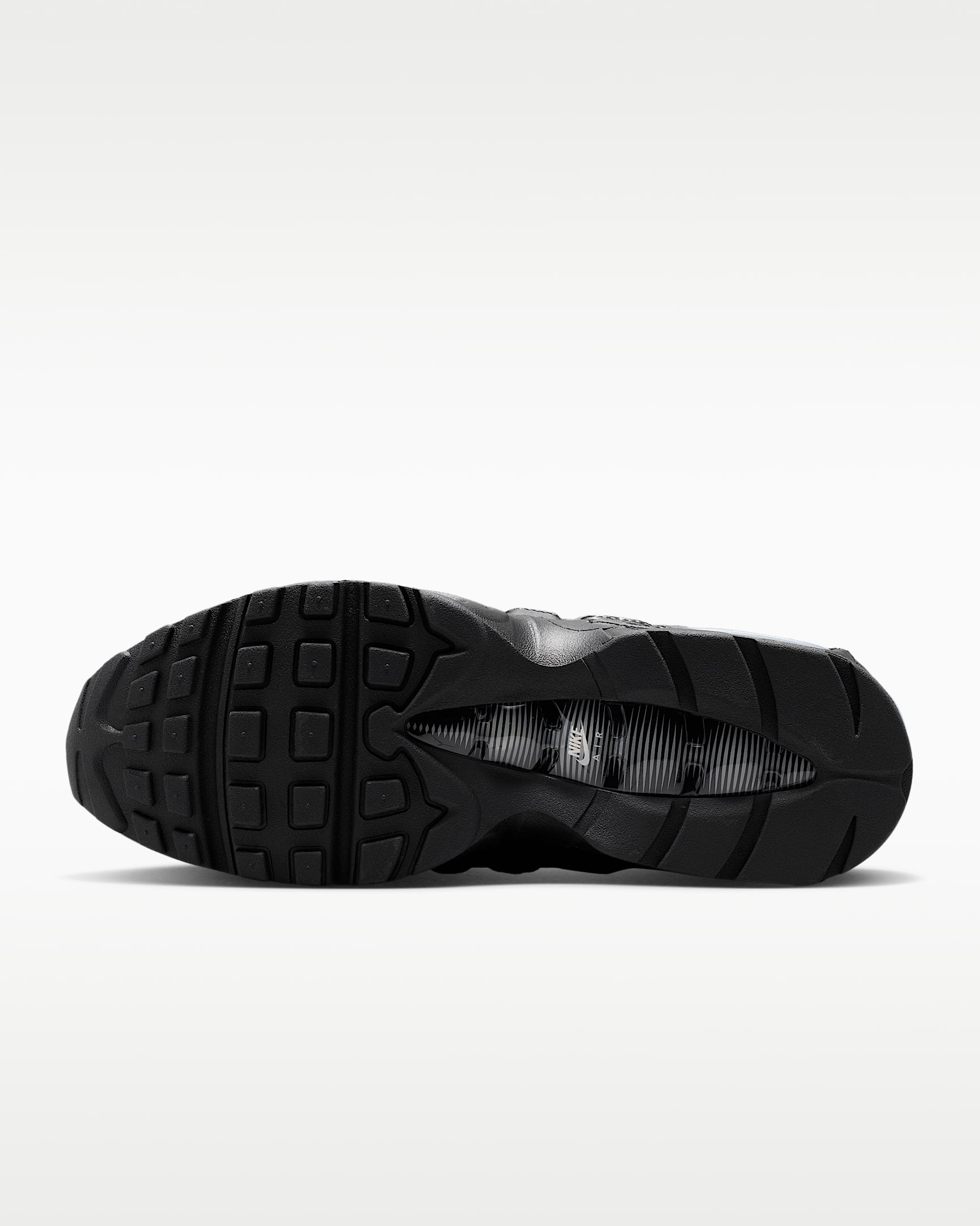 Nike Air Max 95 Big Bubble Erkek Ayakkabısı - Siyah/Metallic Silver/Cool Grey/Beyaz