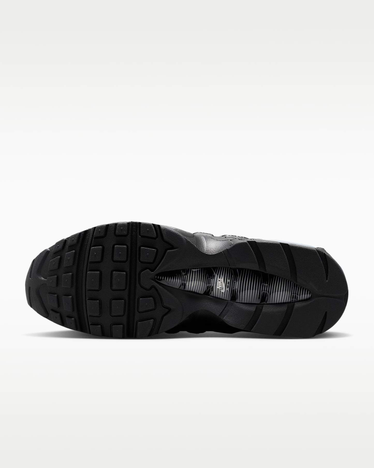 Nike Air Max 95 Big Bubble Erkek Ayakkabısı - Siyah/Metallic Silver/Cool Grey/Beyaz