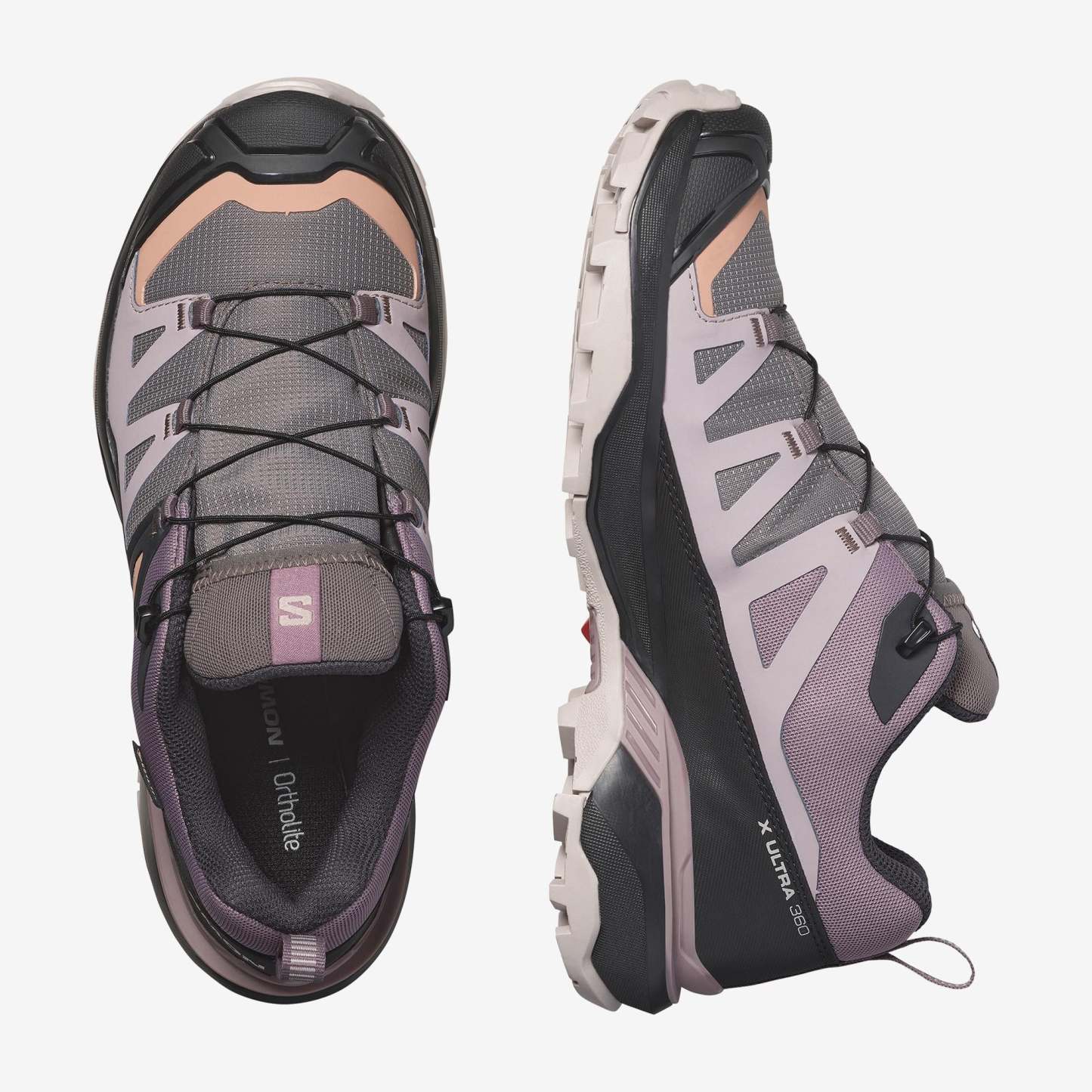 Salomon X ULTRA 360 GORE-TEX Kadın Outdoor Ayakkabı Sedona Sage L47982300 - Gri Pembe - L47449400 - image 2