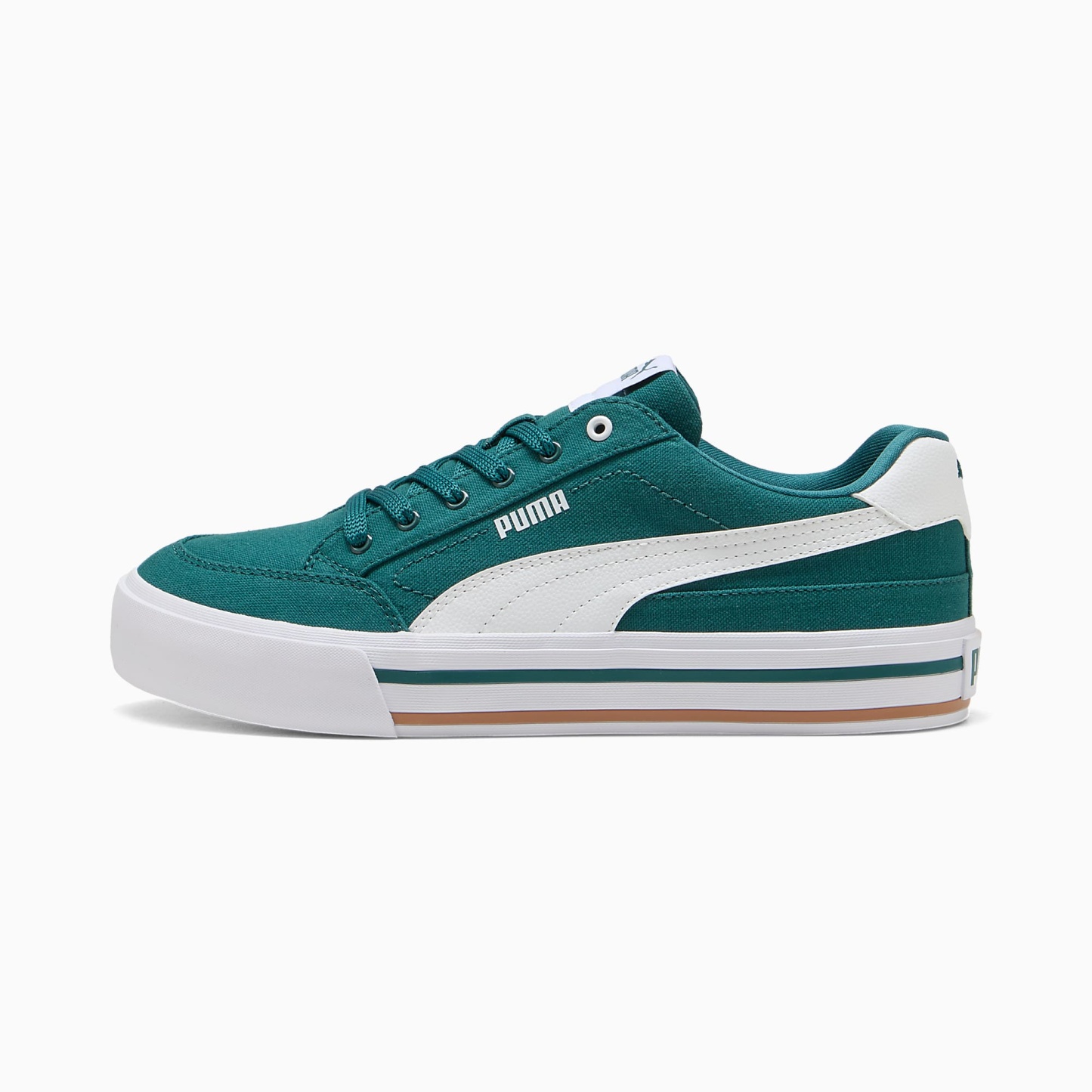 Court CLASSIC VULCANISED FORMSTRIP UNISEX Ayakkabı - Emerald Ice-PUMA White - 396353_36 - Görsel 1