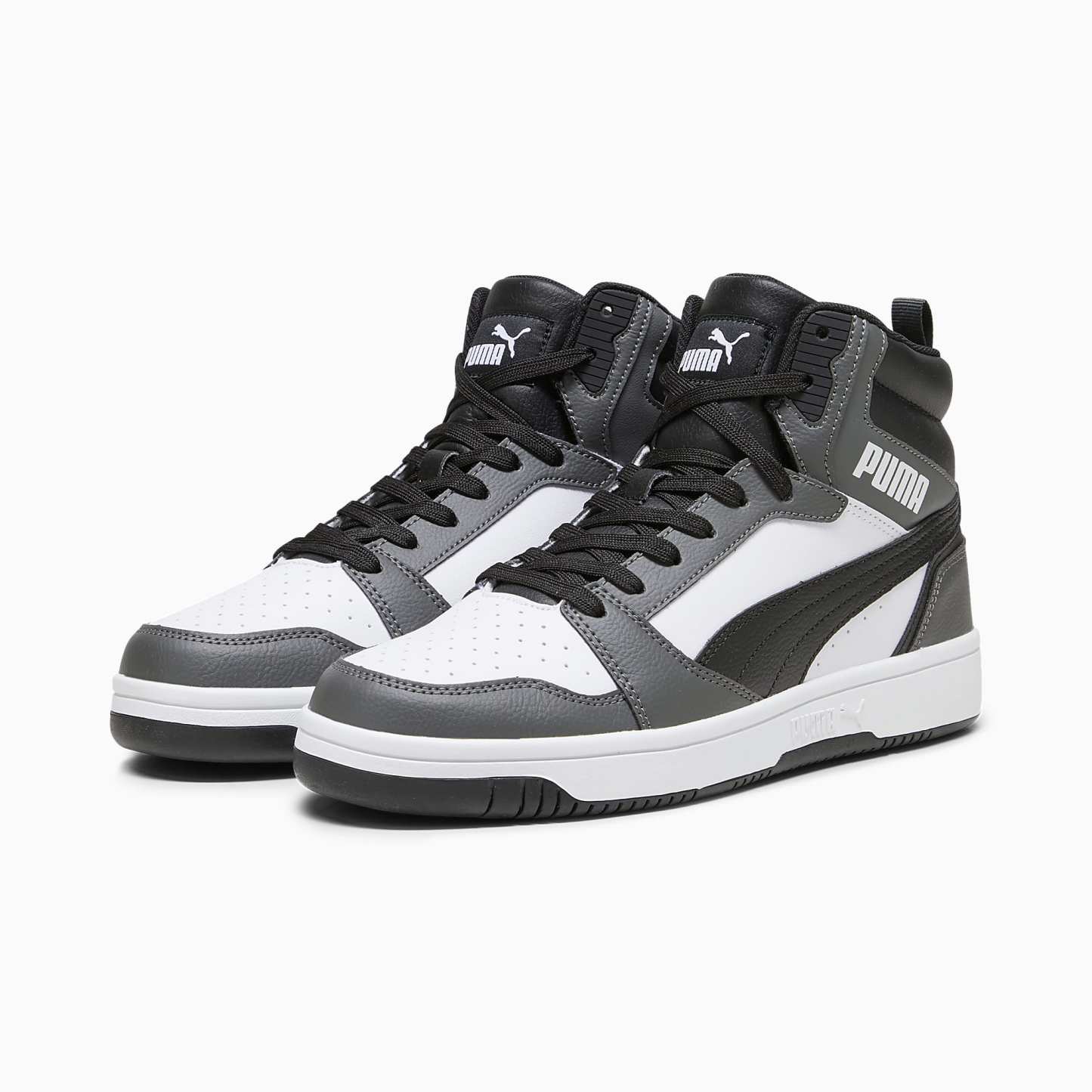 Rebound Ayakkabı - PUMA White-PUMA Black-Shadow Gray - 392326_03 - Görsel 4