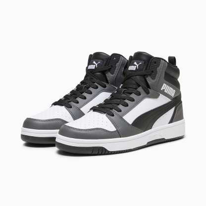 Rebound Ayakkabı - PUMA White-PUMA Black-Shadow Gray - 392326_03 - Görsel 4