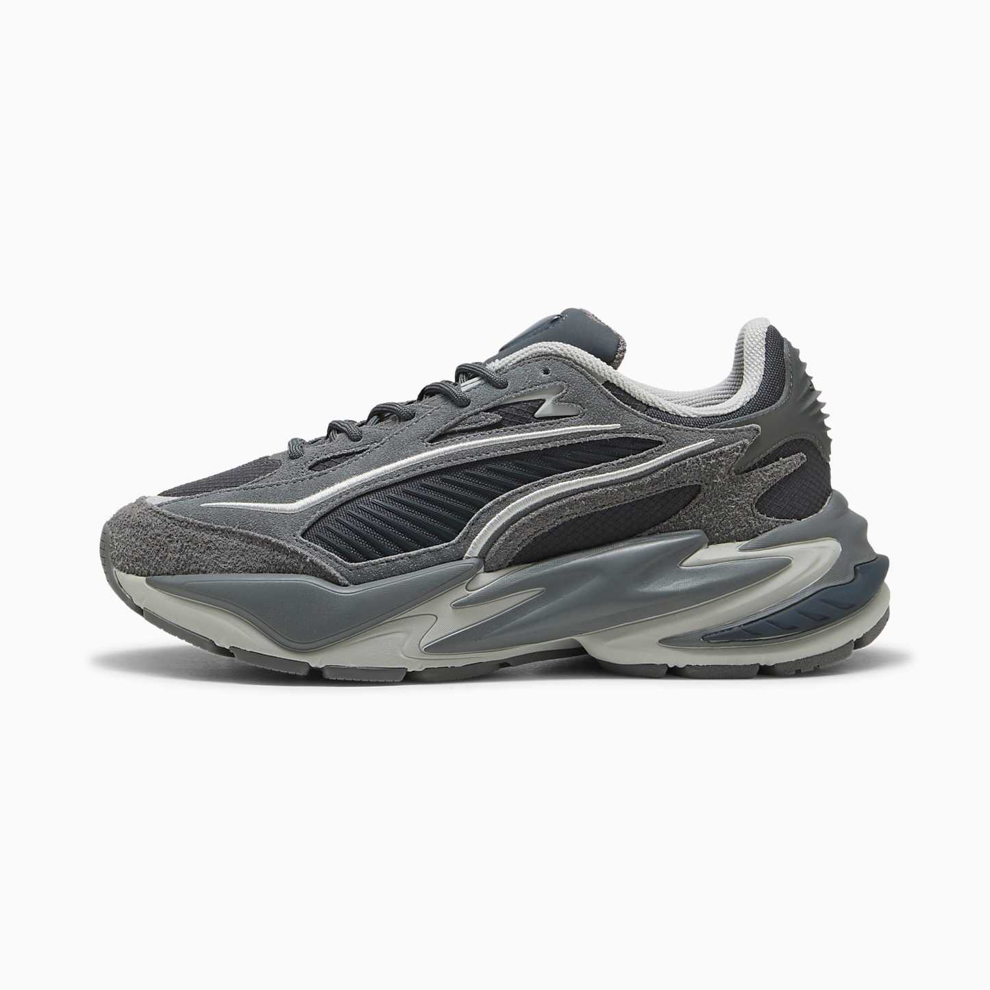 RS Surge HAIRY Suede UNISEX Ayakkabı - Strong Gray-Cool Dark Gray - 404327_05 - Görsel 1