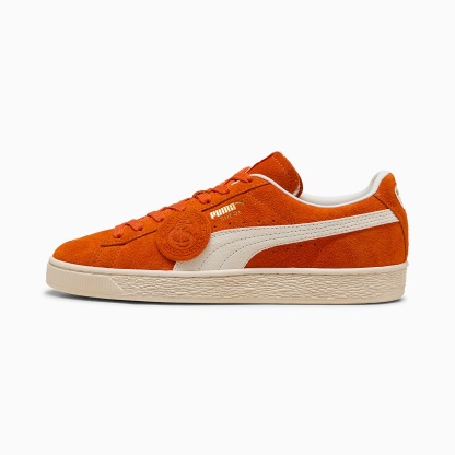 Suede Charles F. Stead IV UNISEX Ayakkabı - Orange Glo-PUMA White - 403766_02 - Görsel 1