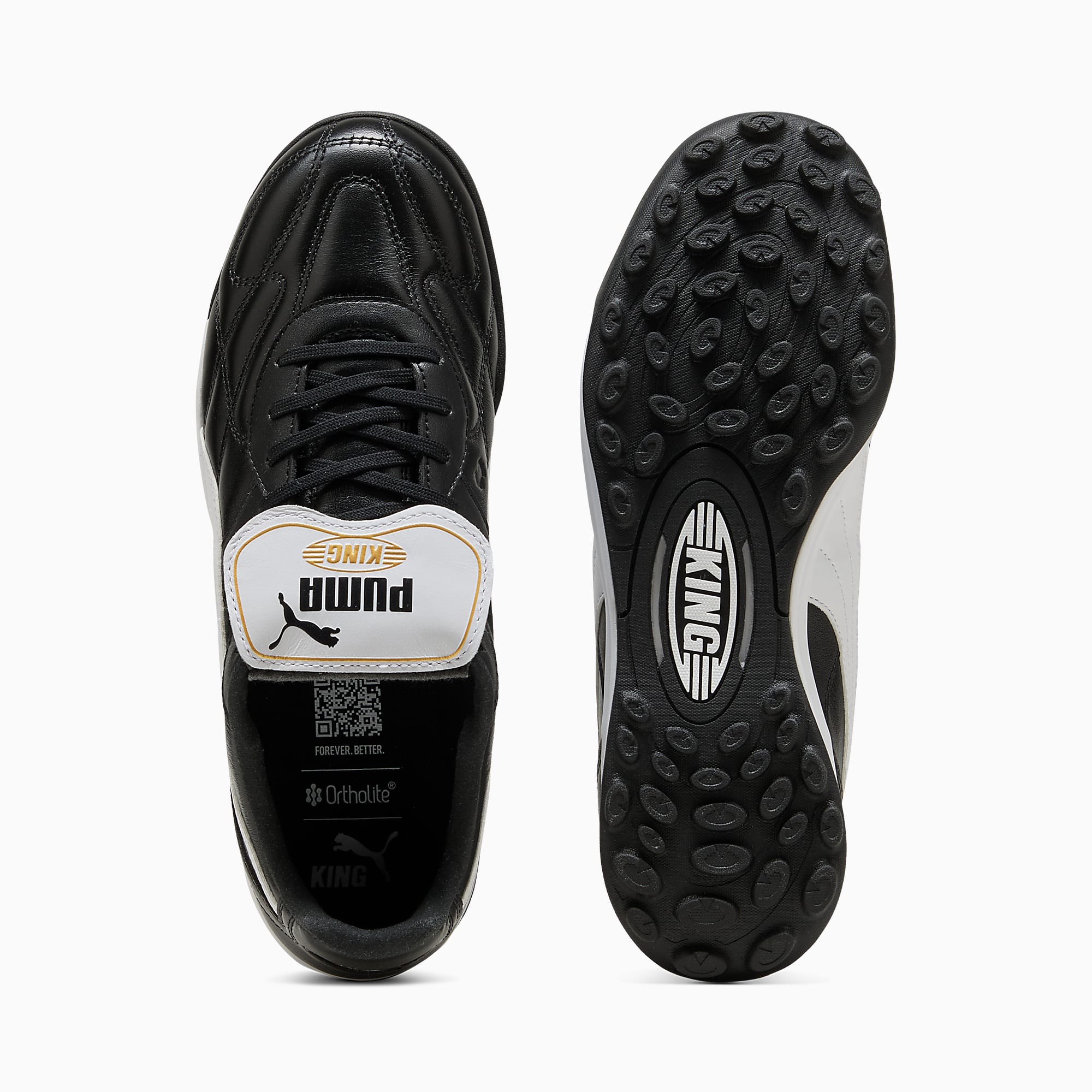 KING TOP TT UNISEX Krampon - Puma Black-Puma White - 109035_02 - Görsel 4