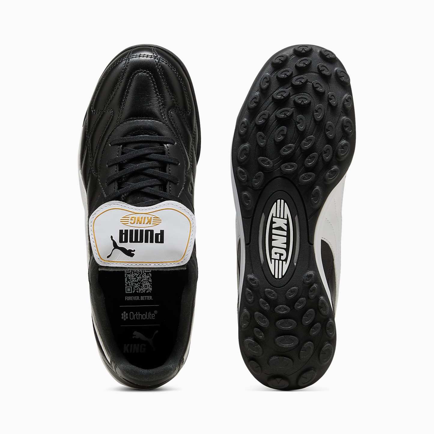 KING TOP TT UNISEX Krampon - Puma Black-Puma White - 109035_02 - Görsel 4