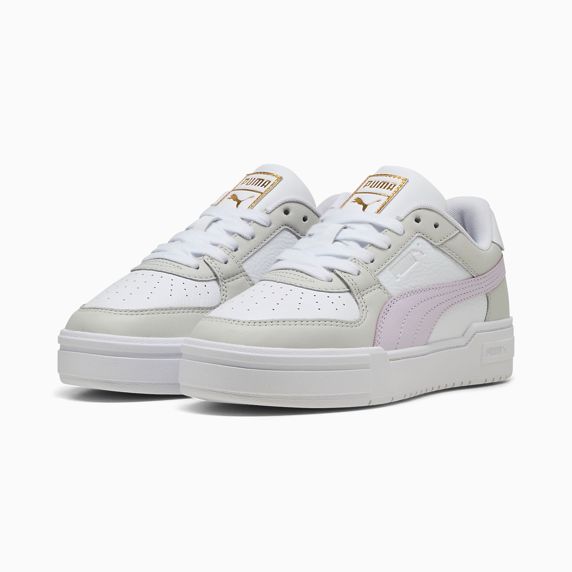 CA Pro CLASSIC II Ayakkabı - PUMA White-Feather Gray-Lilac Frost - 402366_09 - Görsel 2