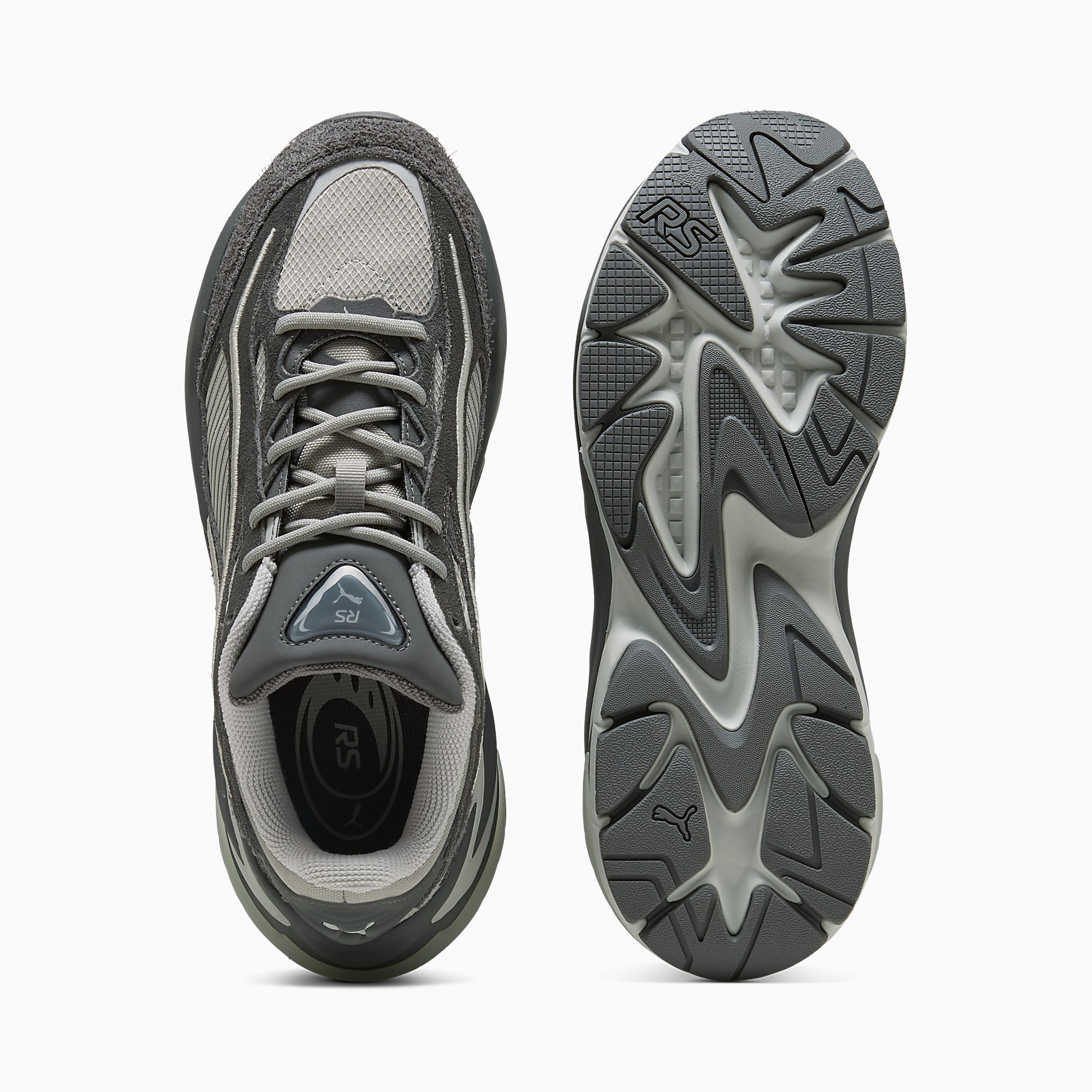 RS Surge HAIRY Suede UNISEX Ayakkabı - Smokey Gray-Cool Dark Gray - 404327_08 - Görsel 4
