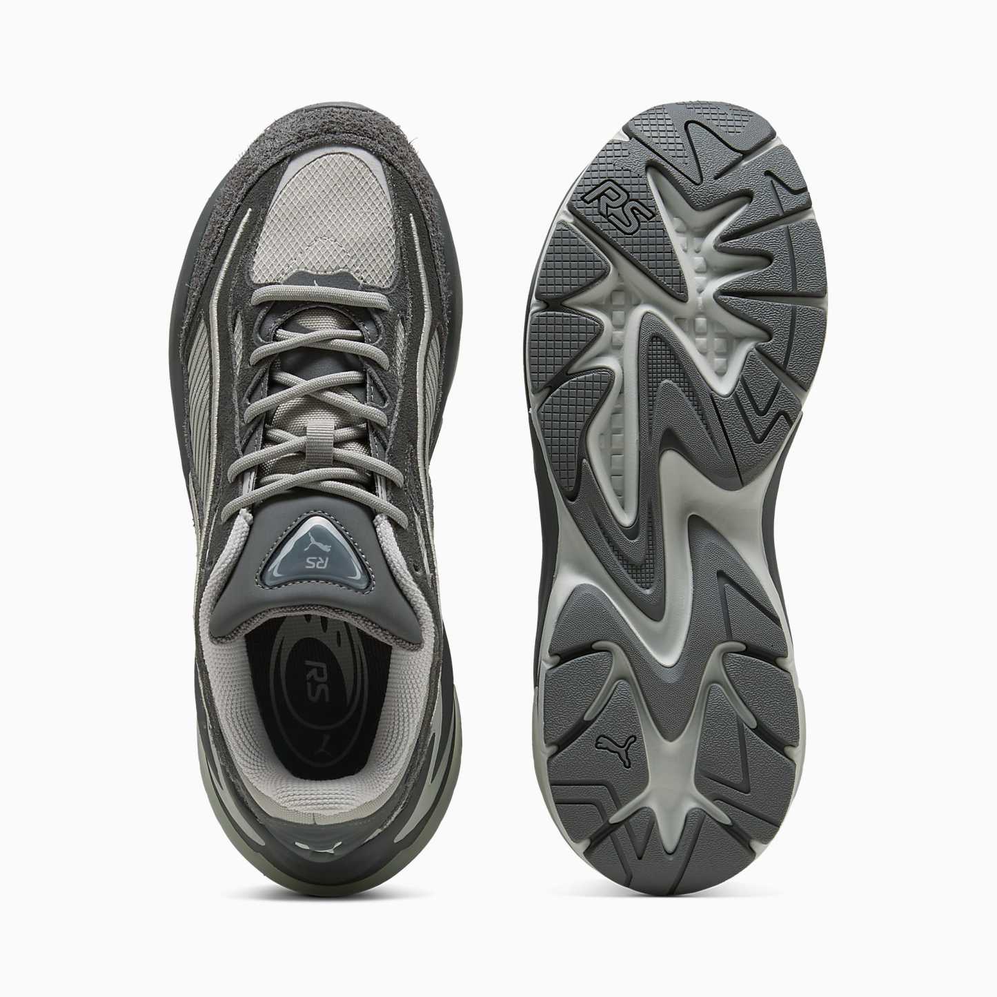 RS Surge HAIRY Suede UNISEX Ayakkabı - Smokey Gray-Cool Dark Gray - 404327_08 - Görsel 4