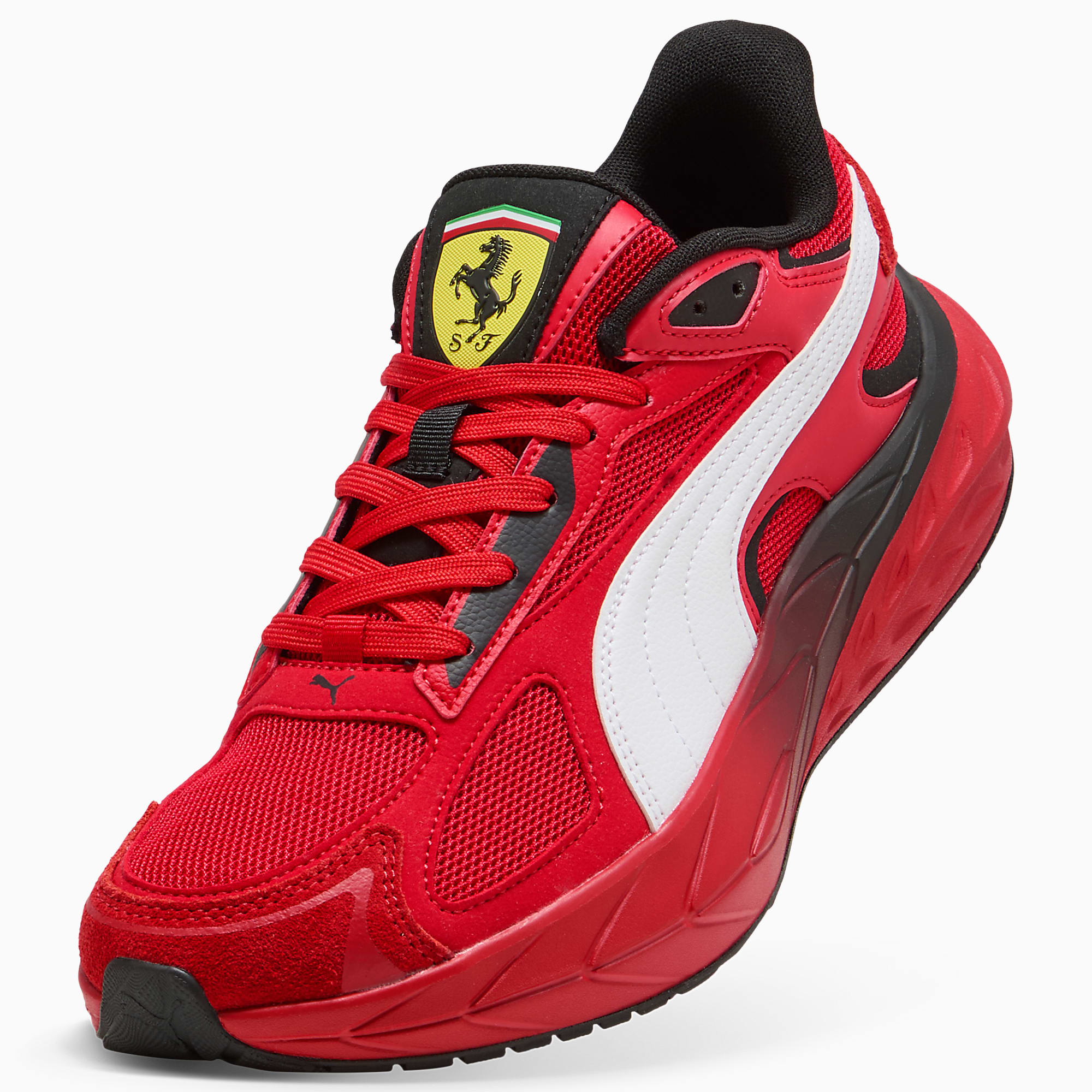 SCUDERIA FERRARI HYPNOTIC UNISEX Ayakkabı - Rosso Corsa-Puma White - 309271_04 - Görsel 6