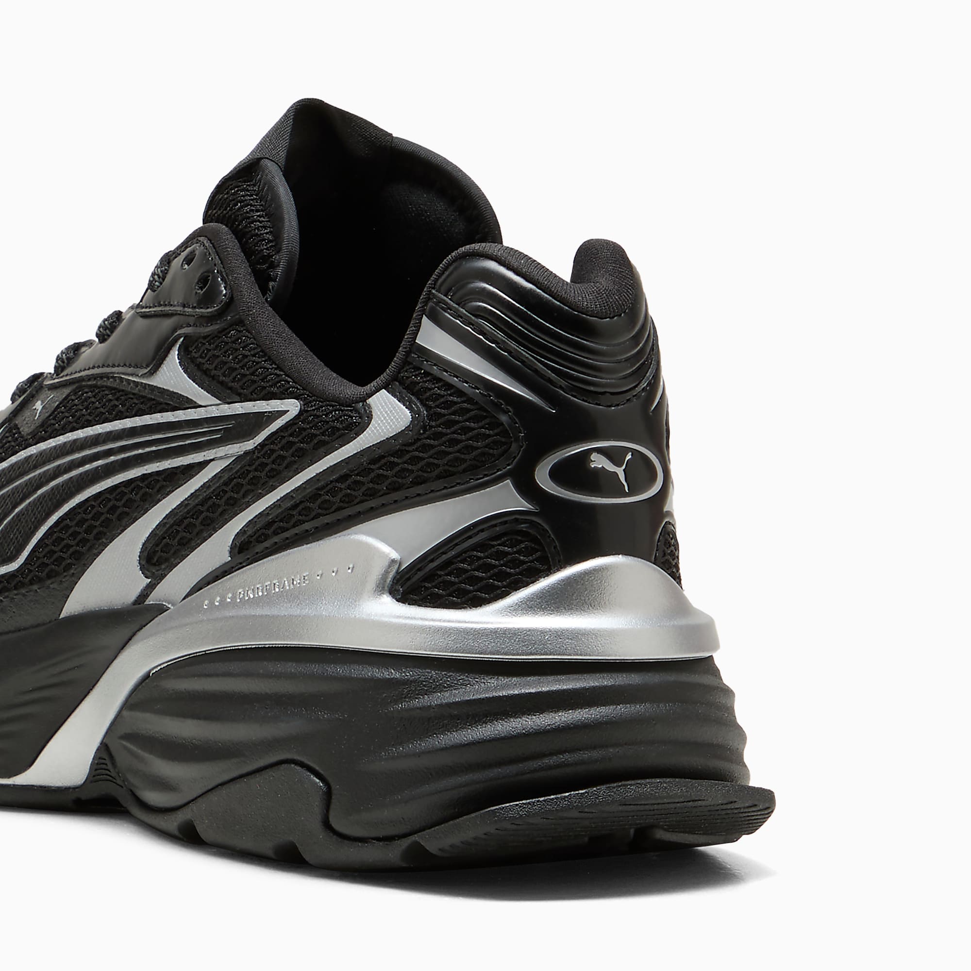 Fade NITRO LS Y2K UNISEX Ayakkabı - Puma Black-Puma Silver - 407000_02 - Görsel 5