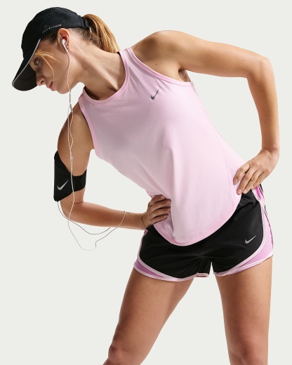 Nike Tempo Dri-FIT Kadın Koşu Atleti - Pink Foam