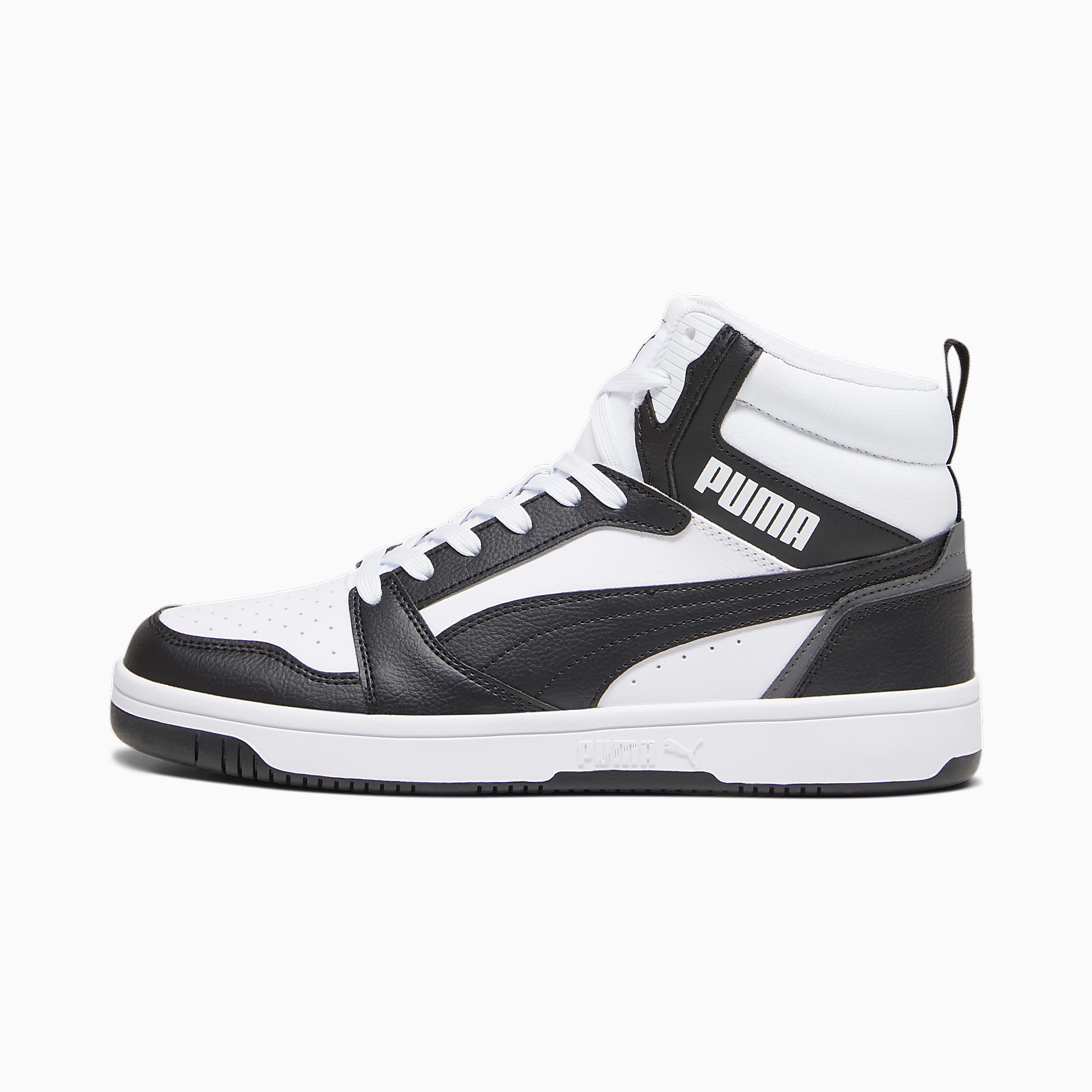 Rebound Ayakkabı - PUMA White-PUMA Black-Shadow Gray-PUMA White - 392326_01 - Görsel 1