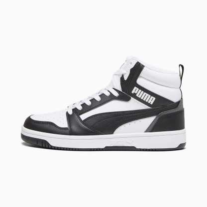 Rebound Ayakkabı - PUMA White-PUMA Black-Shadow Gray-PUMA White - 392326_01 - Görsel 1