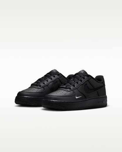 Nike Air Force 1 LV8 Genç Çocuk Ayakkabısı - Siyah/Cool Grey/Cool Grey
