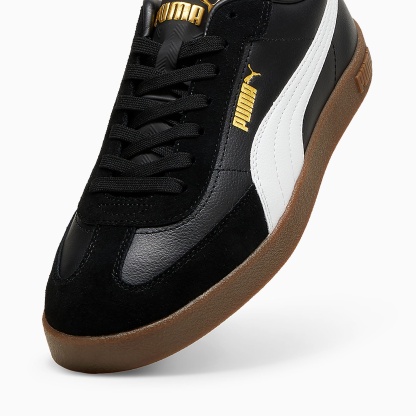 PUMA Club II Era Unisex Spor Ayakkabı - PUMA Black-PUMA White-PUMA Gold - 397447_02 - Görsel 8