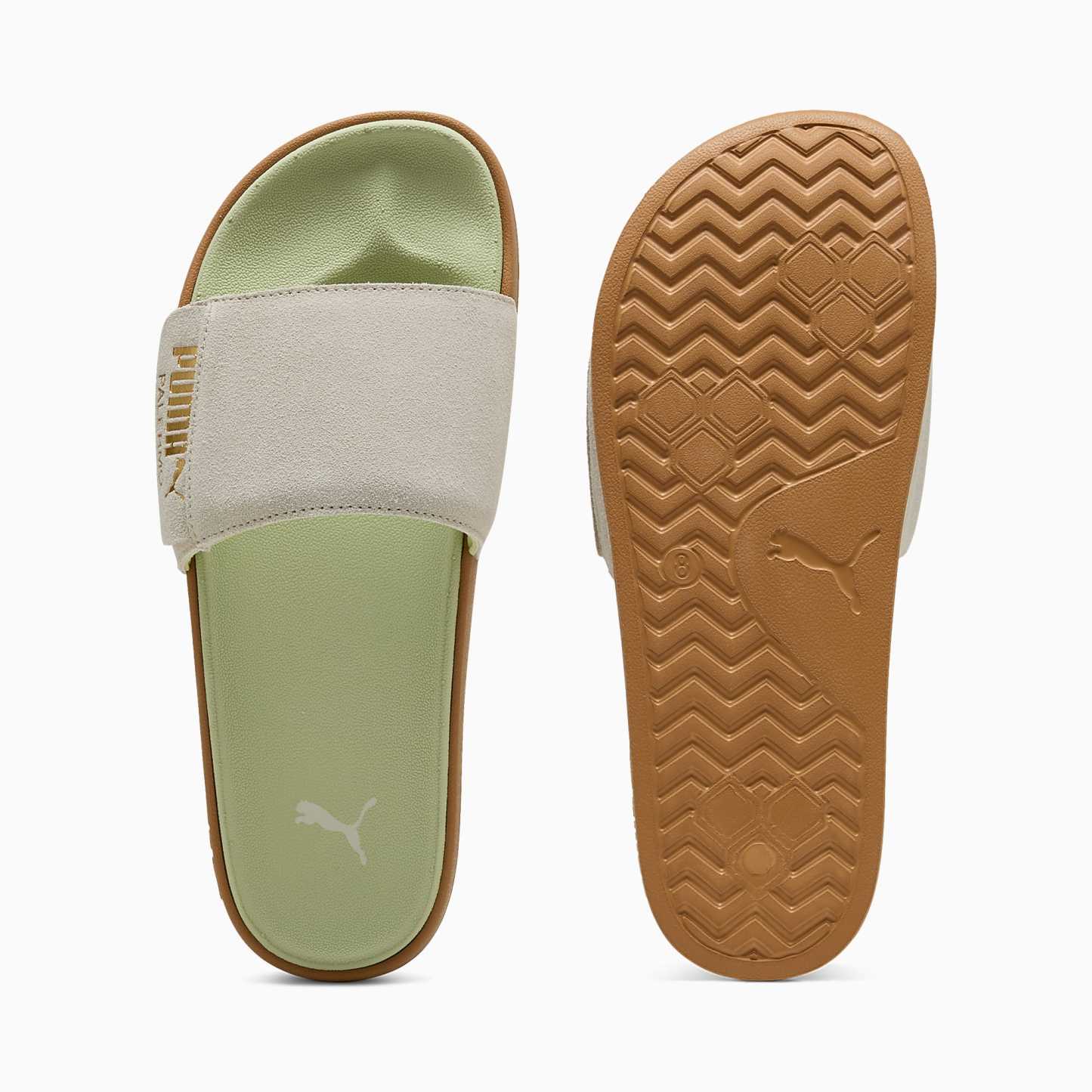 Leadcat 2.0 Palermo FOIL UNISEX Terlik - Vapor Gray-PUMA Gold-Gum-Pistachio Green - 399041_06 - Görsel 1