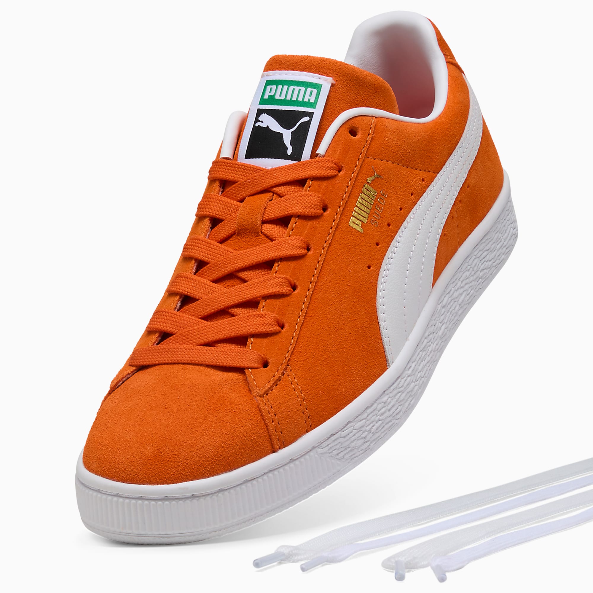 Suede CLASSIC UNISEX Ayakkabı - Cayenne Pepper-PUMA White - 399781_40 - Görsel 8