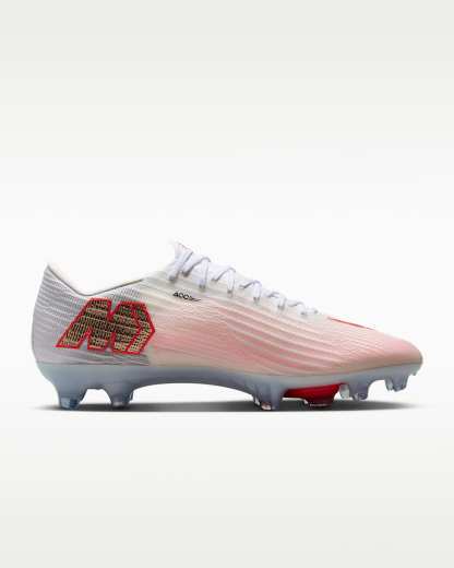 Nike Mercurial Superfly 11 Elite Düşük Bilekli Kuru Çim Zemin Kramponu - Beyaz/Bright Crimson/Blur