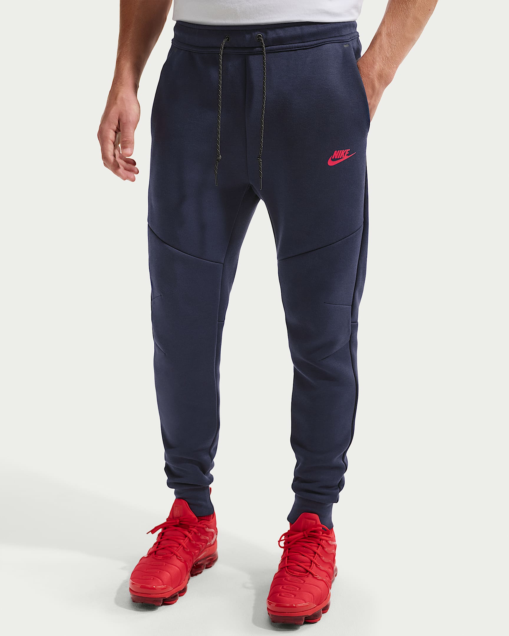 Nike Tech Fleece Erkek Jogger'ı - Obsidian/Speed Red