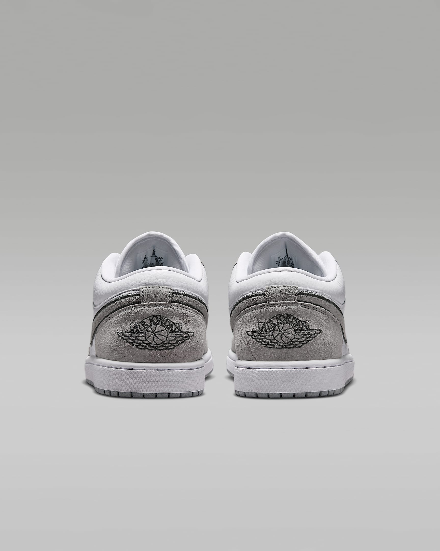 Air Jordan 1 Low SE Erkek Ayakkabısı - Beyaz/Iron Grey/Wolf Grey