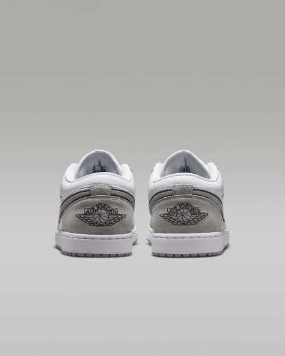 Air Jordan 1 Low SE Erkek Ayakkabısı - Beyaz/Iron Grey/Wolf Grey