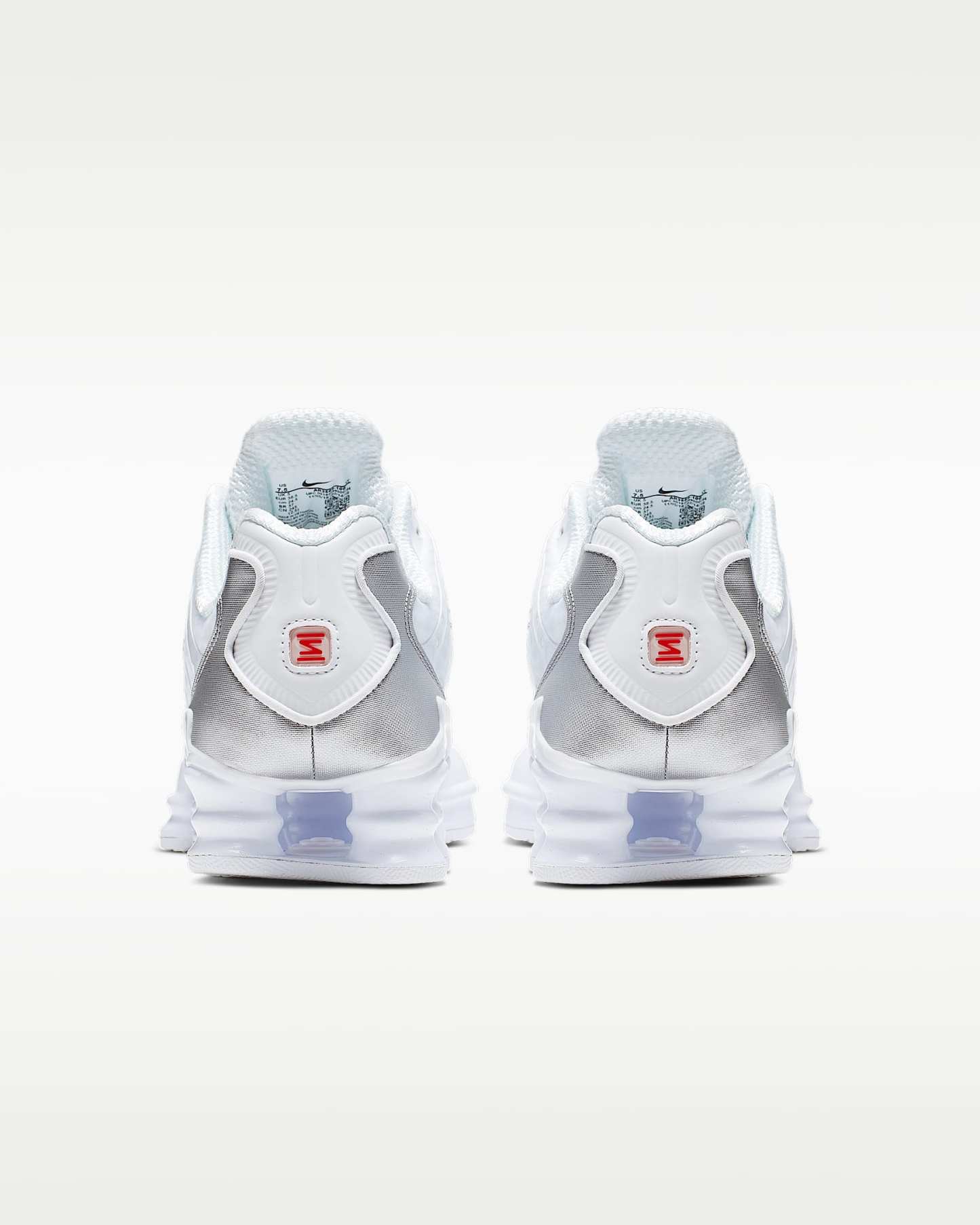 Nike Shox TL Kadın Ayakkabısı - Beyaz/Metallic Silver/Max Orange/Beyaz