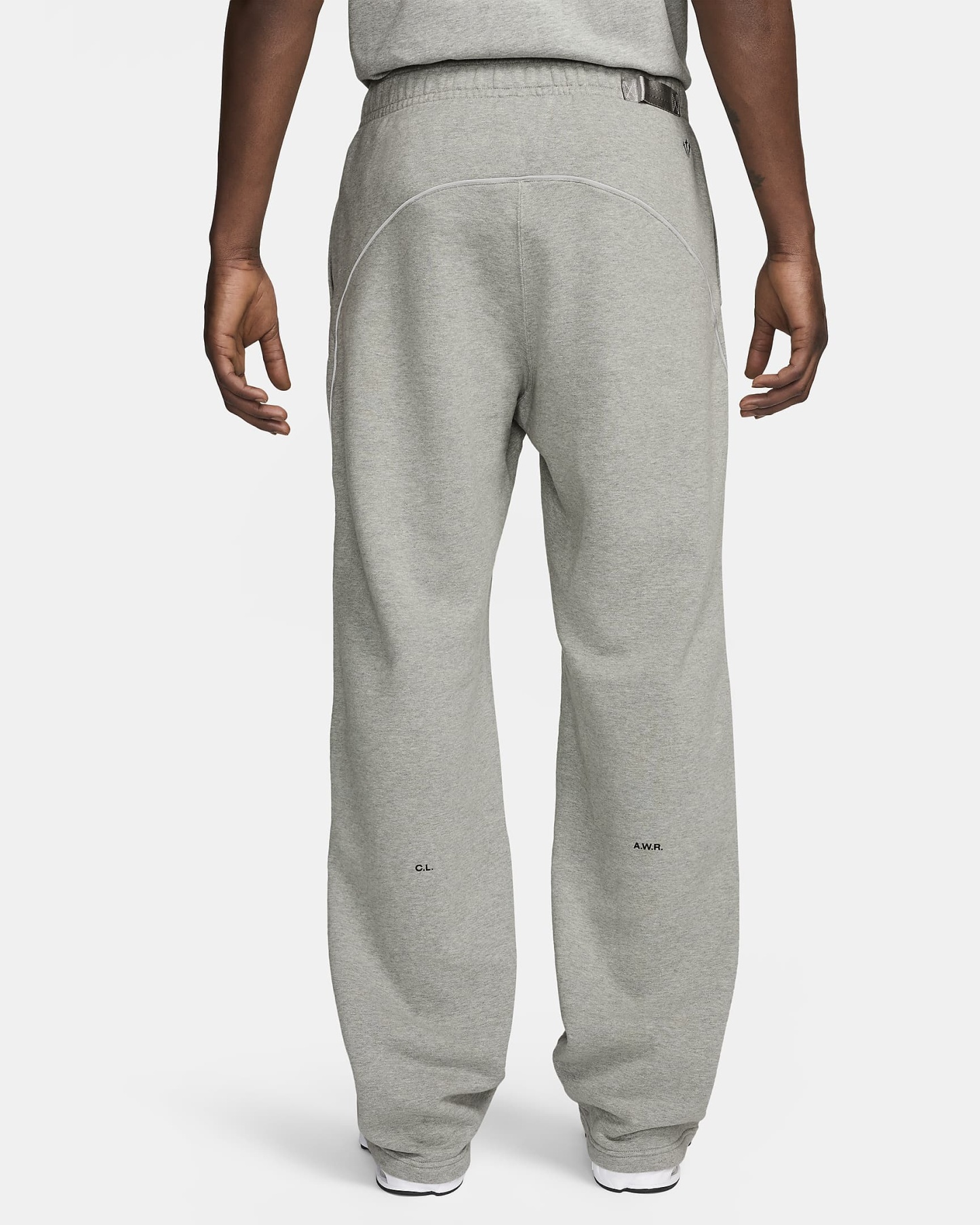 NOCTA NOCTA Fleece CS Açık Paçalı Eşofman Altı - Dark Grey Heather/Matte Silver/Siyah