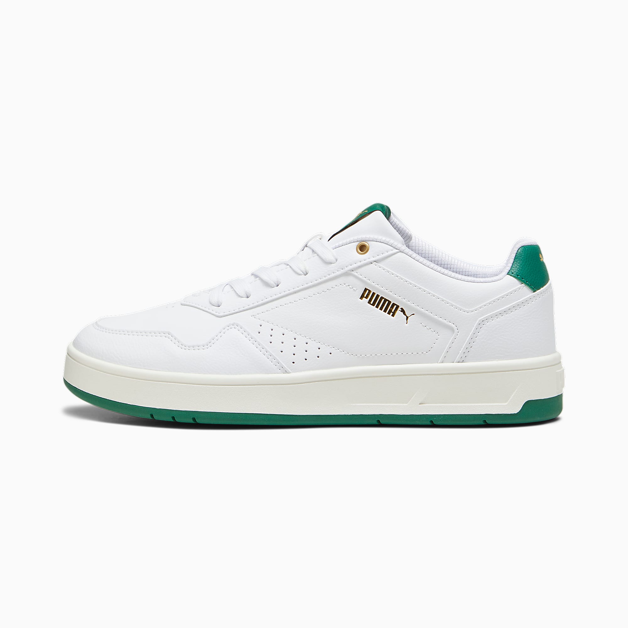 Court CLASSIC Ayakkabı - PUMA White-Vine-PUMA Gold - 395018_03 - Görsel 1