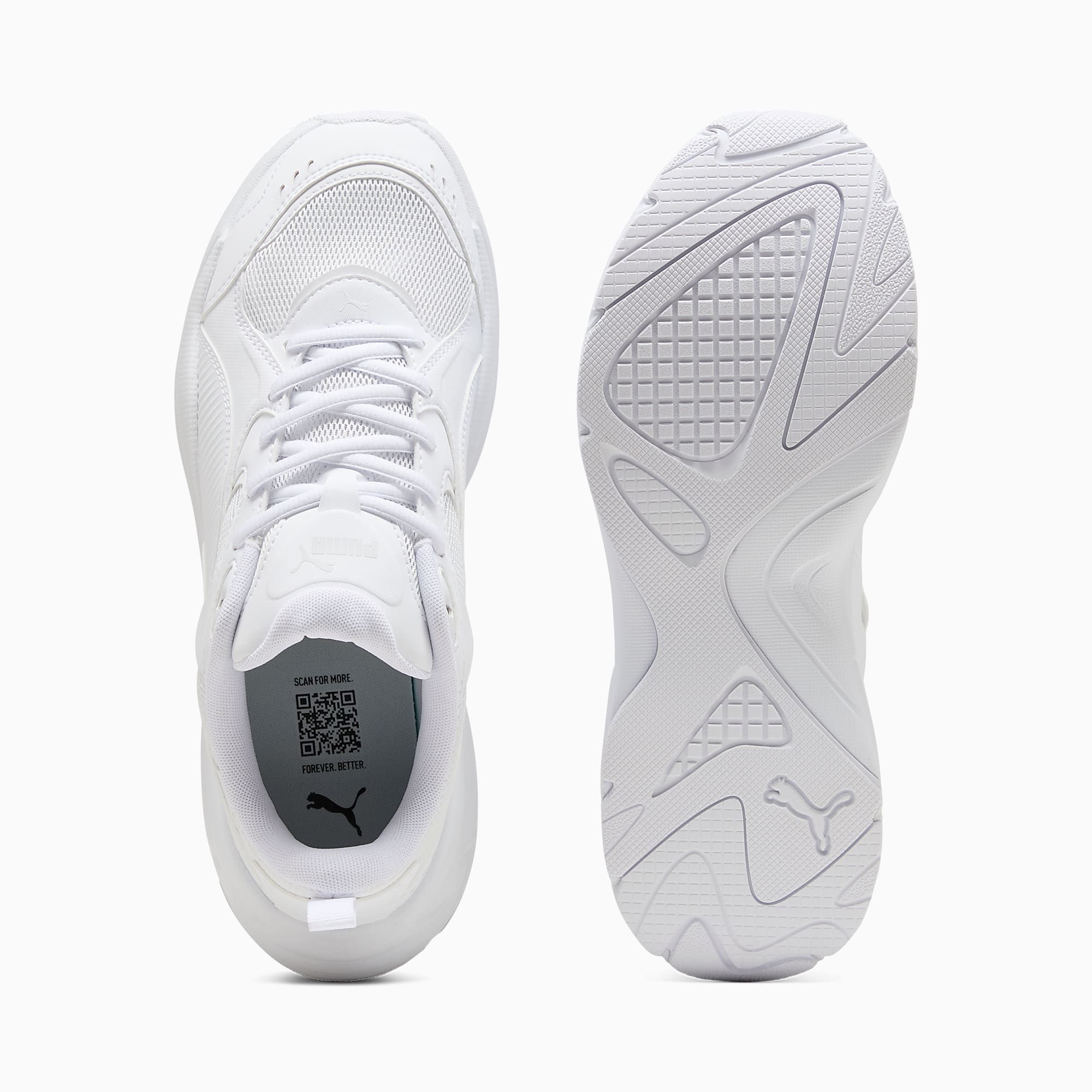 X-Ray 4 UNISEX Ayakkabı - PUMA White-Feather Gray - 404747_02 - Görsel 4