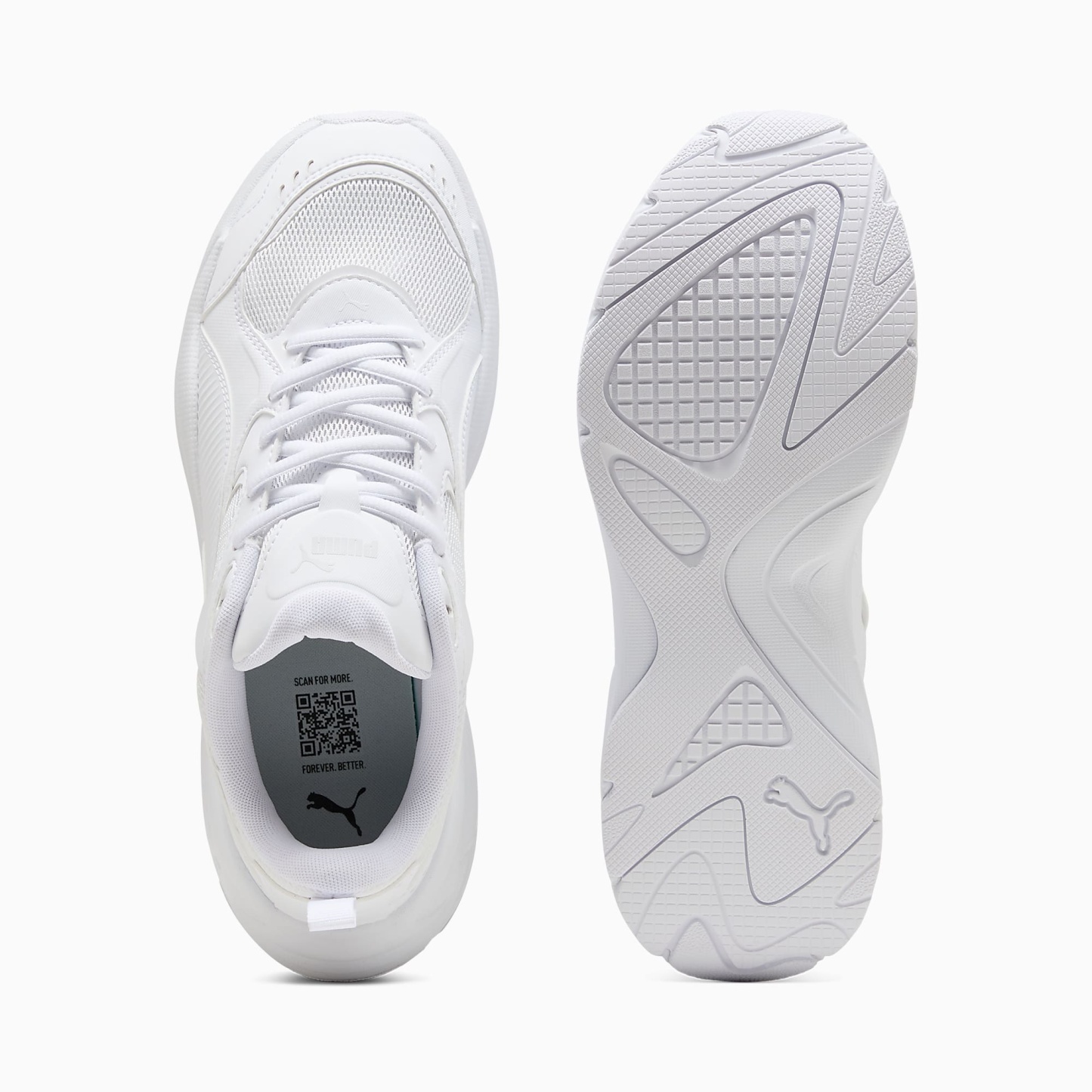 X-Ray 4 UNISEX Ayakkabı - PUMA White-Feather Gray - 404747_02 - Görsel 4