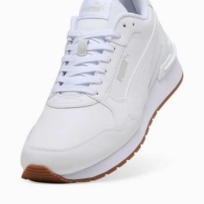 ST Runner v4 UNISEX Ayakkabı - PUMA White-Glacial Gray-Gum - 399068_13 - Görsel 6