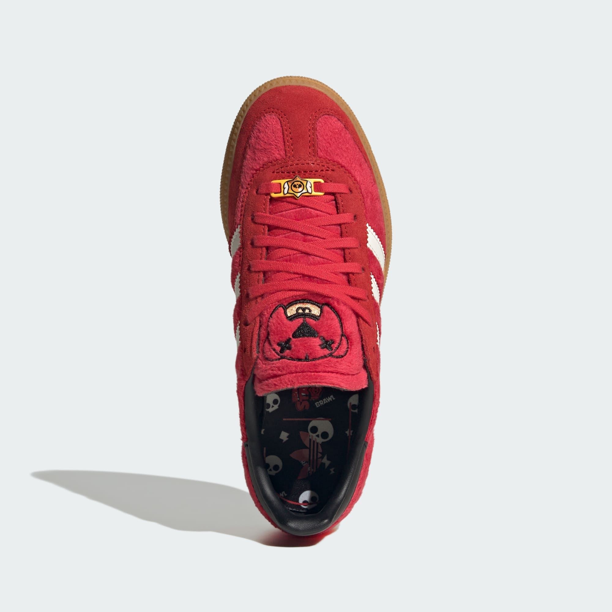 ADIDAS BRAWL STARS HANDBALL SPEZIAL AYAKKABI - Pure Ruby / Off White / Better Scarlet - KK2164 - Görsel 2