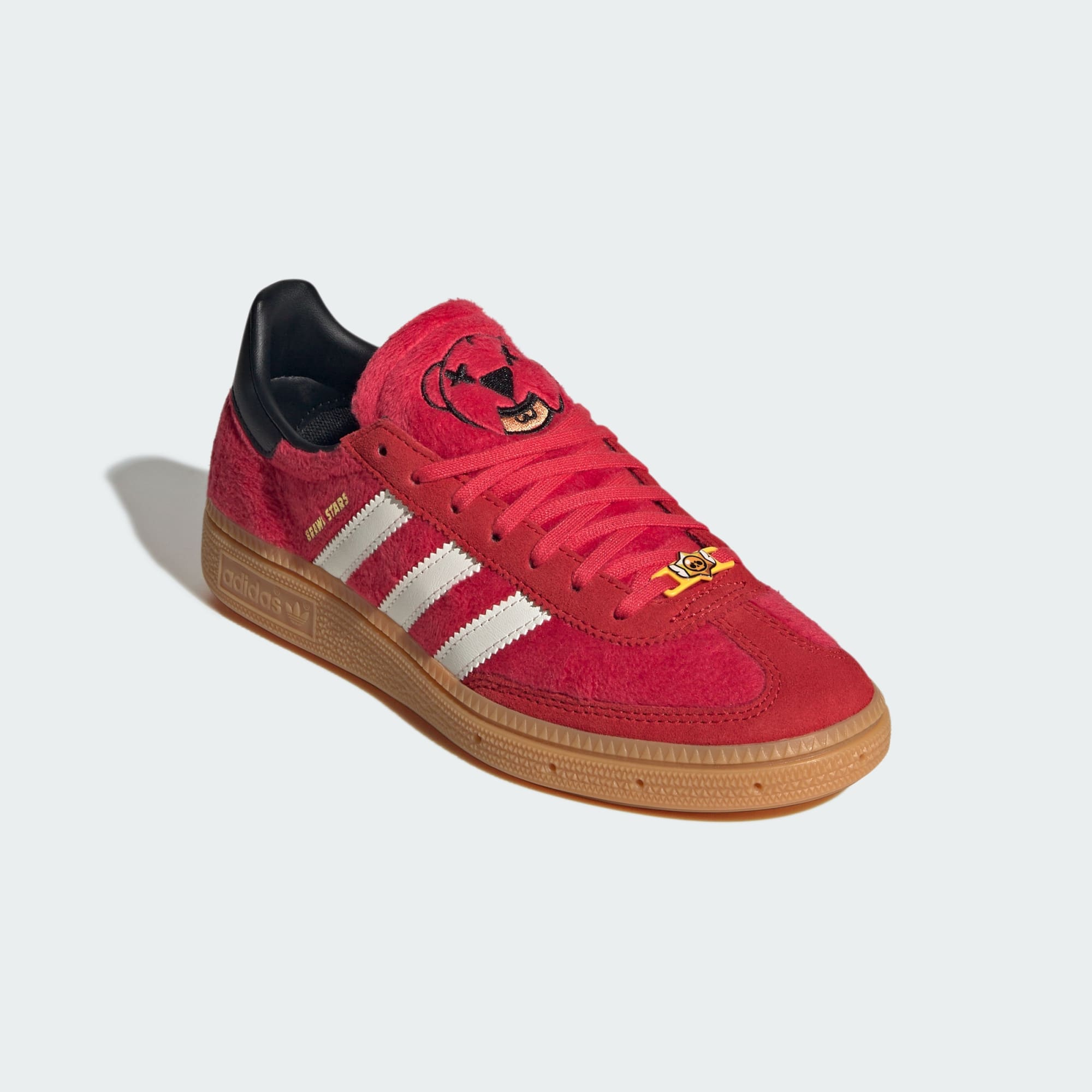 ADIDAS BRAWL STARS HANDBALL SPEZIAL AYAKKABI - Pure Ruby / Off White / Better Scarlet - KK2164 - Görsel 4