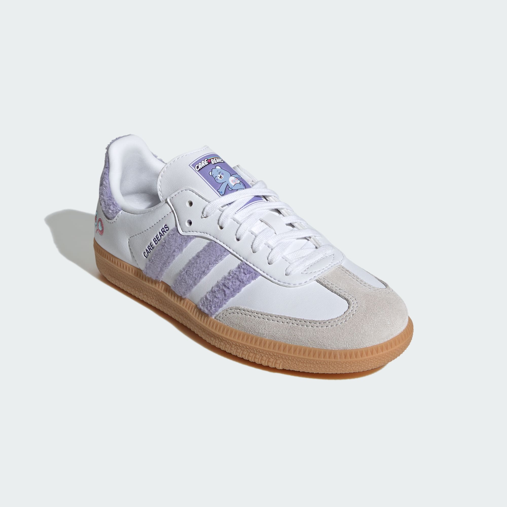 ADIDAS CARE BEARS SAMBA OG AYAKKABI - Light Purple / Cloud White / Blue Dawn - KJ7688 - Görsel 4