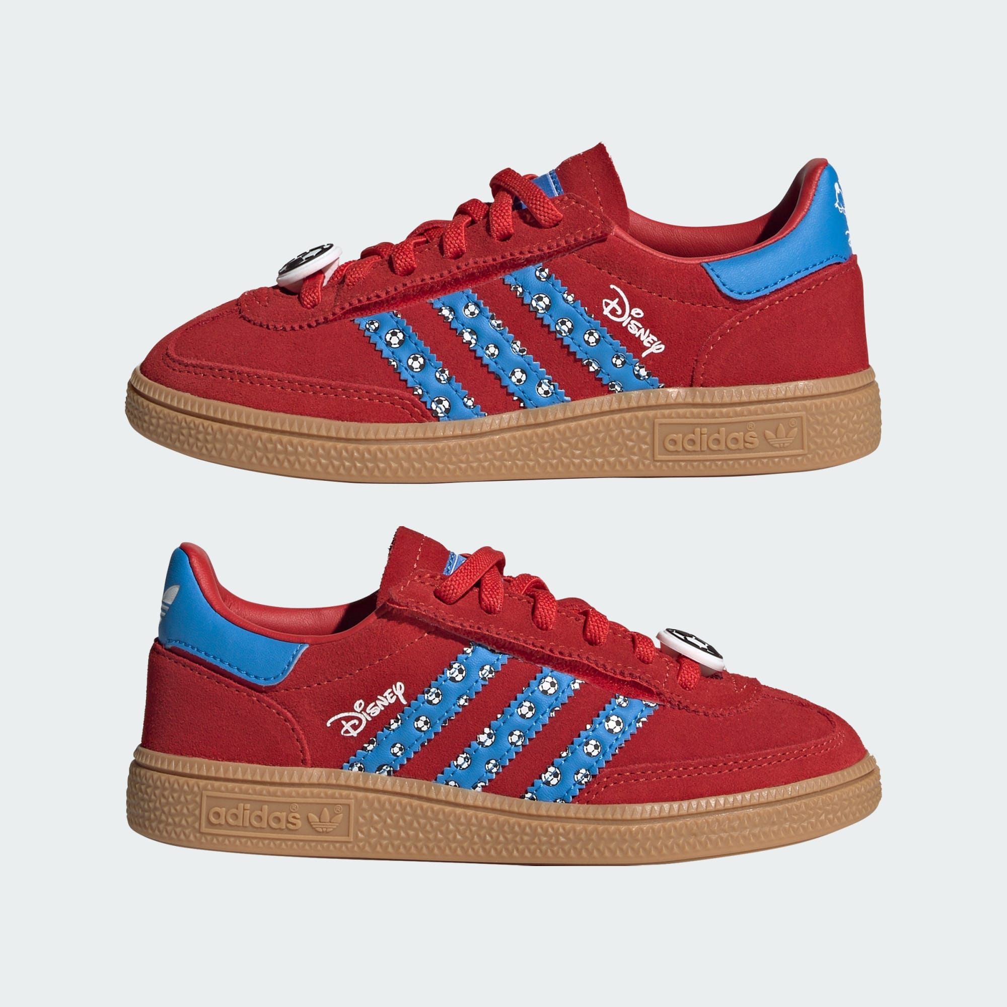 ADIDAS DISNEY HANDBALL SPEZIAL COMFORT CLOSURE ELASTİK BAĞCIKLI AYAKKABI - Red / Lucid Ray Blue / Gum - IH1742 - Görsel 9