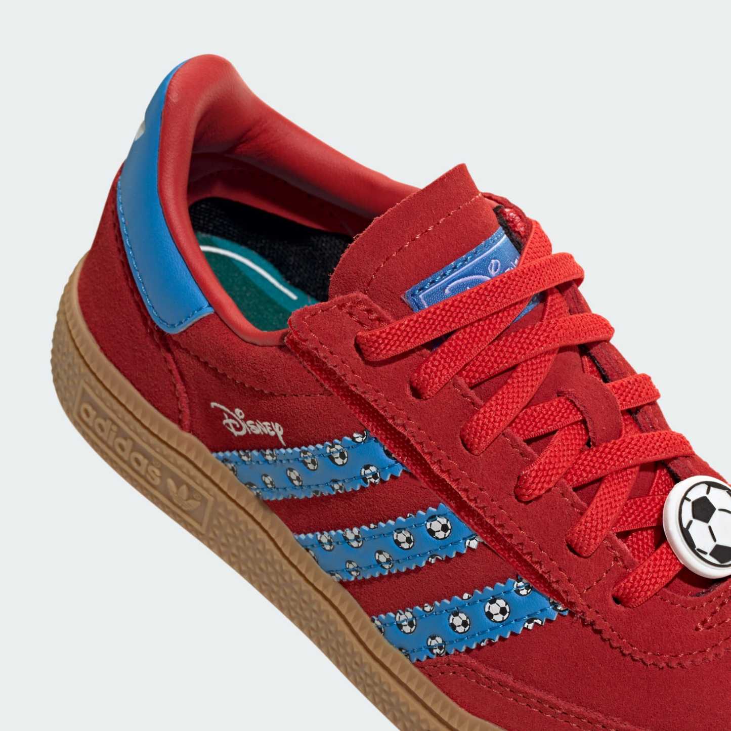 ADIDAS DISNEY HANDBALL SPEZIAL COMFORT CLOSURE ELASTİK BAĞCIKLI AYAKKABI - Red / Lucid Ray Blue / Gum - IH1742 - Görsel 11